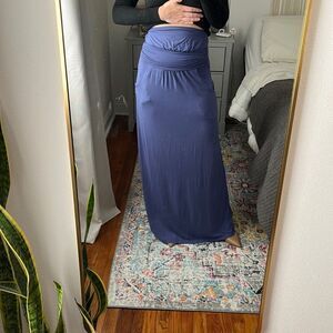 Cynthia Rowley Maternity Maxi Skirt Purple Size XS‎